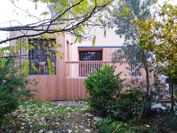 extension de maison contemporaine